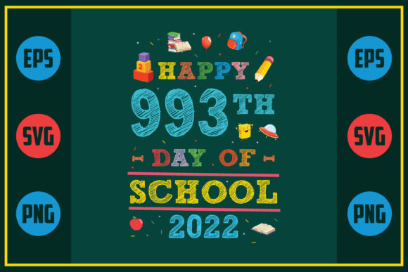 Happy 993th Day Graphics for Crafts