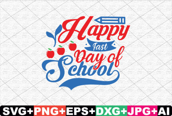 Happy Fast Day of School Graphics for Crafts