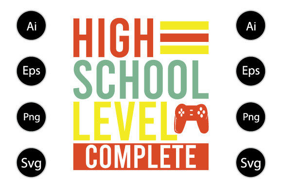 High School Level Complete, Gamer Design for Graphics and Crafts