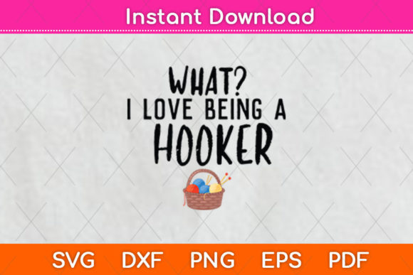 Hooker SVG File: Bold Graphics for Crafts