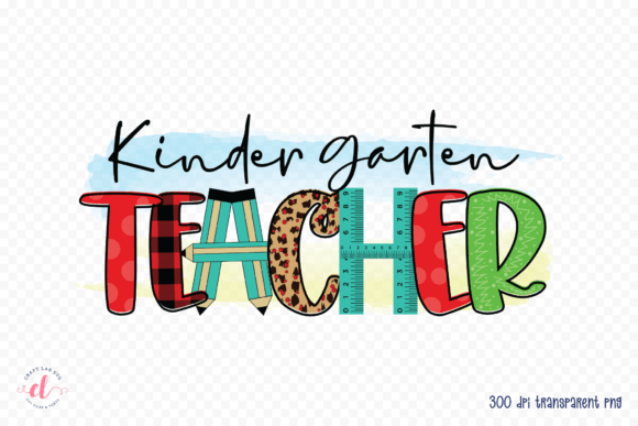 Kinder Garten Teacher PNG: Graphics for Crafts