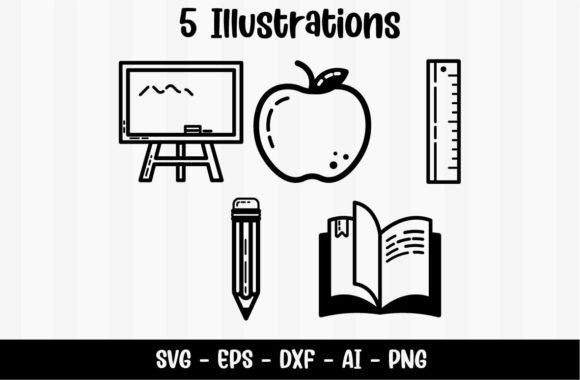 Learn Teacher Icons: Graphics for Crafts