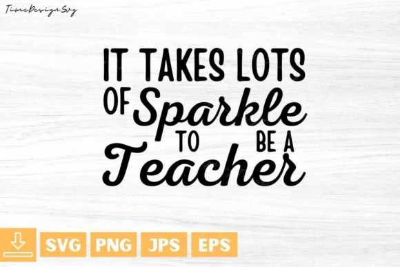 Sparkle Teacher Graphics for Crafts & Sales